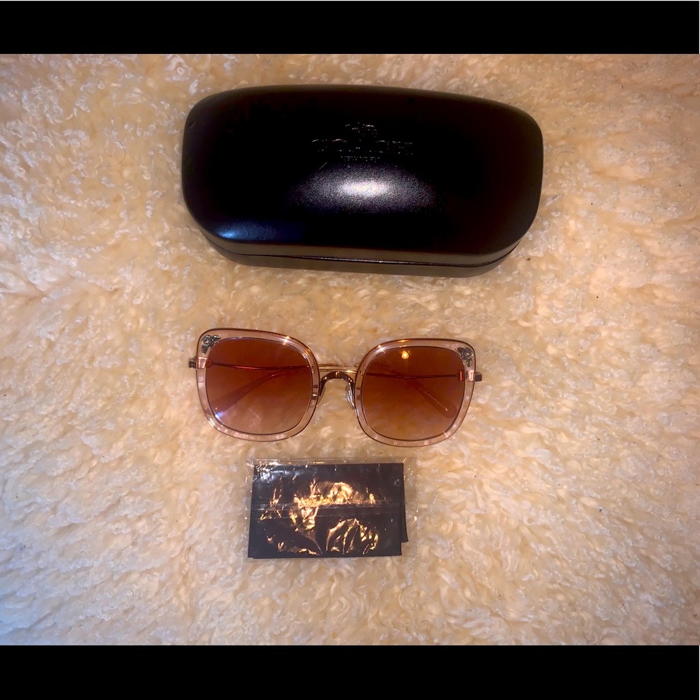 Coach HC7101B Pink Sunglasses